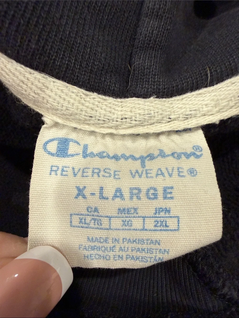 Vintage Champion Reverse Weave Ole Miss Rebels Mineral Wash Hoodie XL 90s Y2K